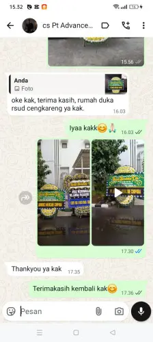 Testimonial Papan Bunga Pernikahan nganjuk